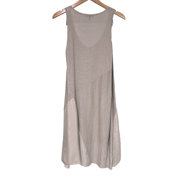 Eileen Fisher linen silk high and low dress. - Picture 6 of 8